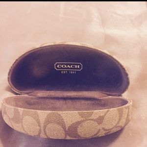 Genuine coach sunglass case