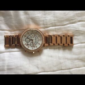 Michael Kors rose gold watch