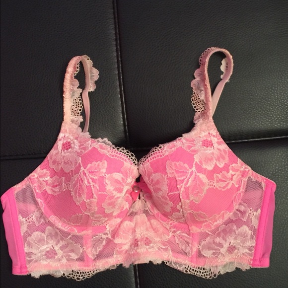 Victoria Secret Body Lace Long Lined Demi Bra
