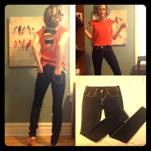Host Pick!! True Religion dark wash skinny jeans