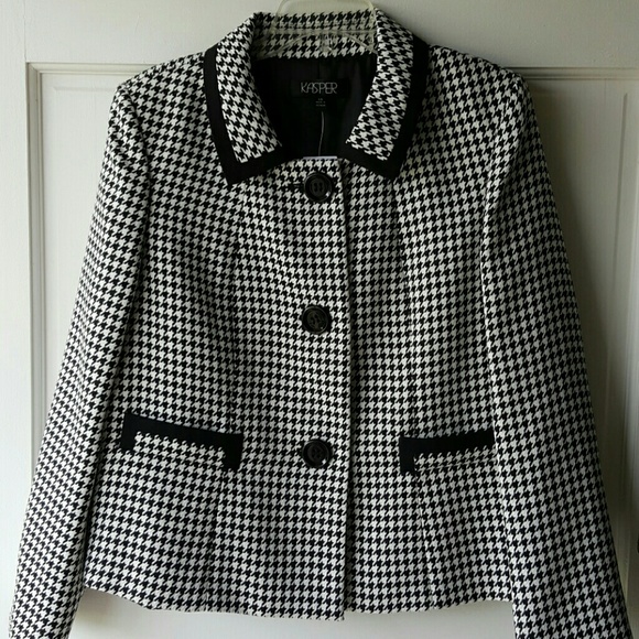 KASPER black and white jacket