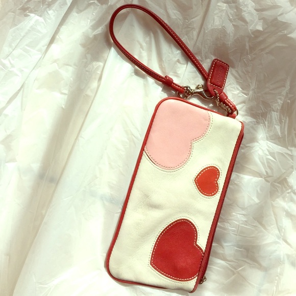 Coach Valentine Heart Clutch