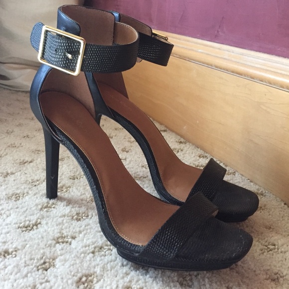 Calvin Klein Vivian stiletto in black snake🔴 - Picture 2 of 4