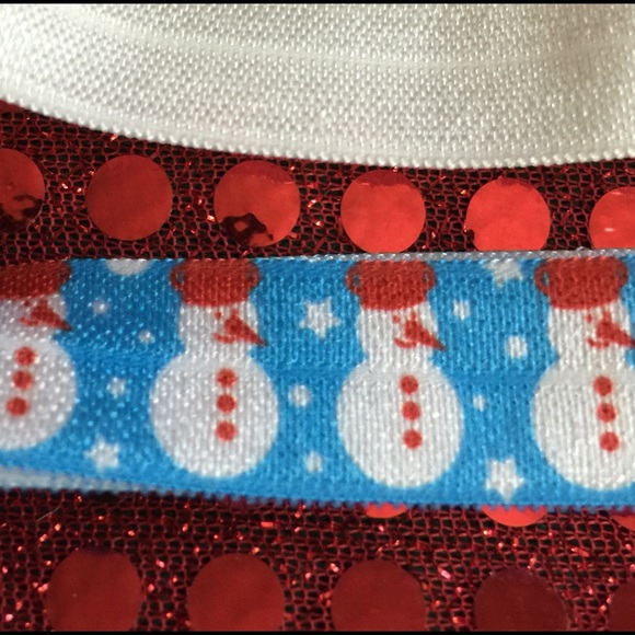 🎄✋🏼Handmade Holiday Creaseless Hair Ties - Picture 3 of 4