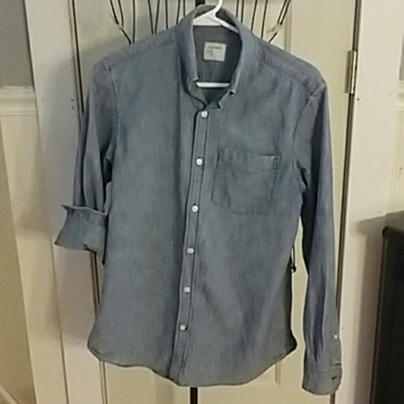Old Navy Tops - Medium Wash Denim Shirt Size Small