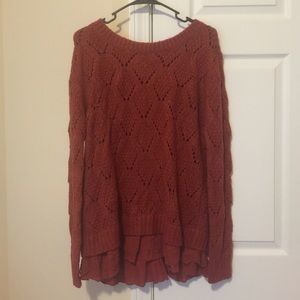 Sweater button down back