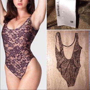 American apparel tricot lace and swim