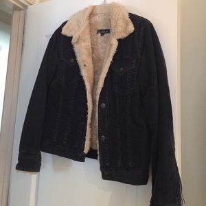 Earl Jean, Sz M Jacket Corduroy and Shearling