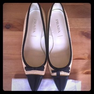 Prada Pointy Toe Flats size 6.5/36.5