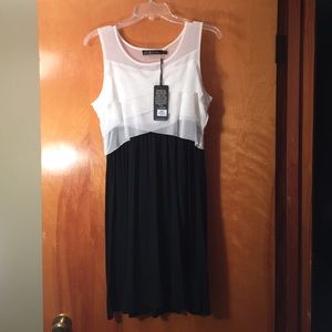 Black and white dress