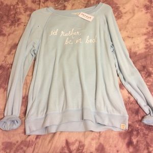 Pac Sun "I'd rather be in bed" top