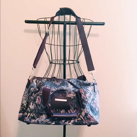 Pierre Cardin floral duffel bag