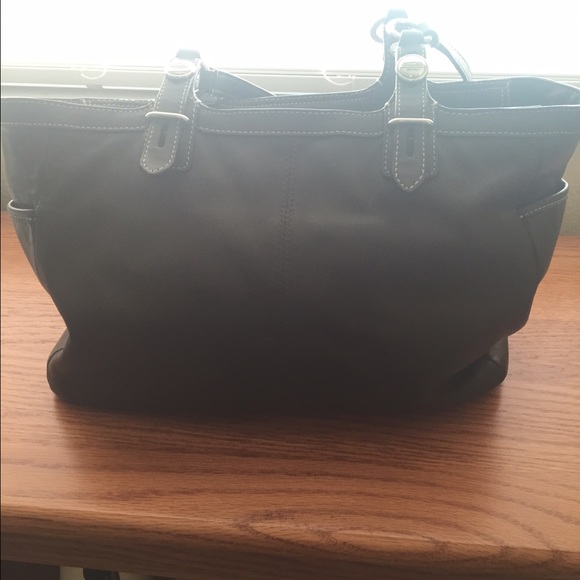 Brown leather Coach purse. - Picture 4 of 4