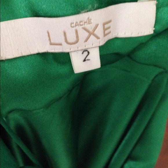 Cache' Luxe Green Formal Dress - Picture 3 of 3