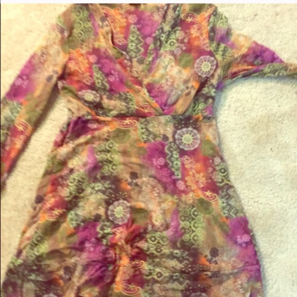 Paisley boho hippie blouse