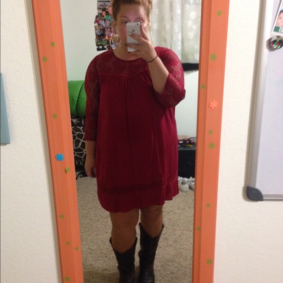Red dress L