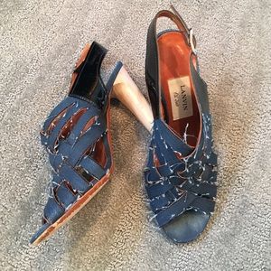 LANVIN SLING BACK SANDLES