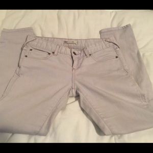 Free People Grey Skinny Jeans