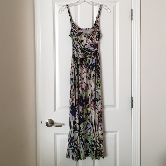 Print maxi dress