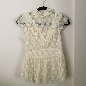Free People lace top