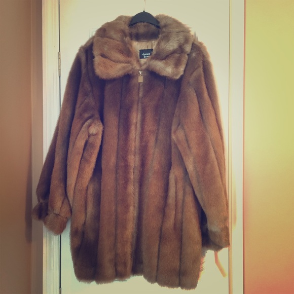 Dennis Basso Faux Fur Jacket