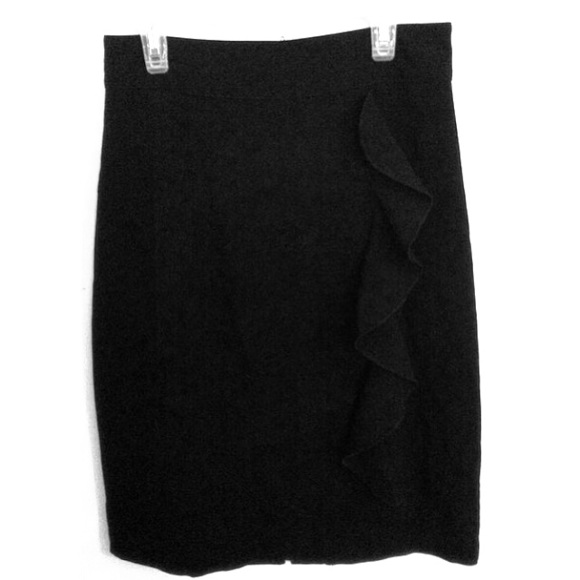 Black pencil skirt.