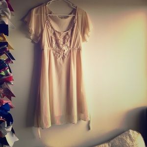 🎀Cream Lace Dress 🎀