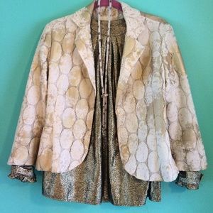 ⚜Lauren Moffatt Anthropologie large blazer