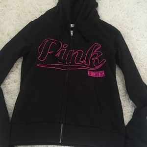 VS PINK full zip hoodie