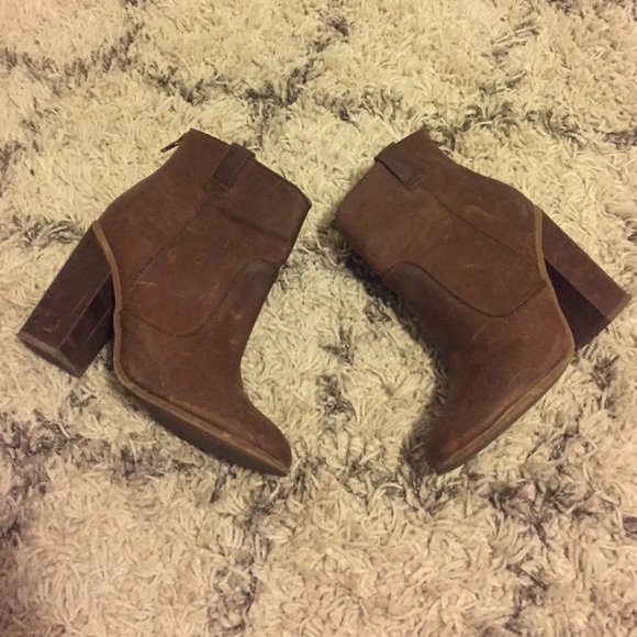 Brown booties