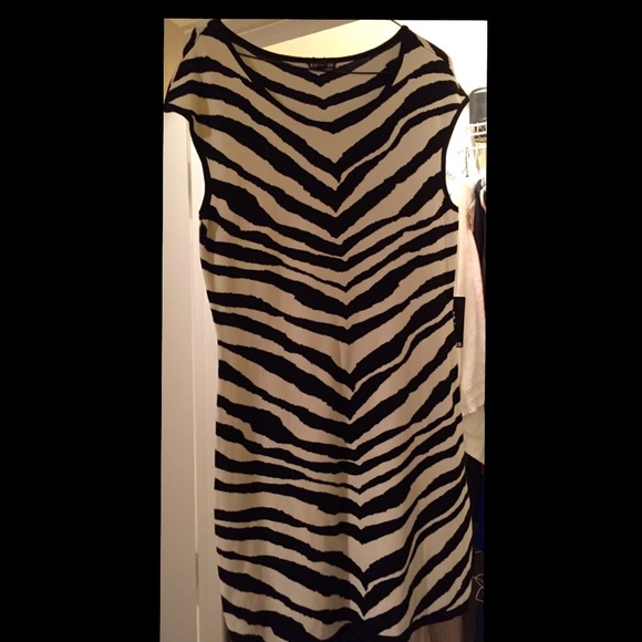 Zebra Dress. From Express. Never been worn!!!