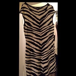 Zebra Dress. From Express. Never been worn!!!