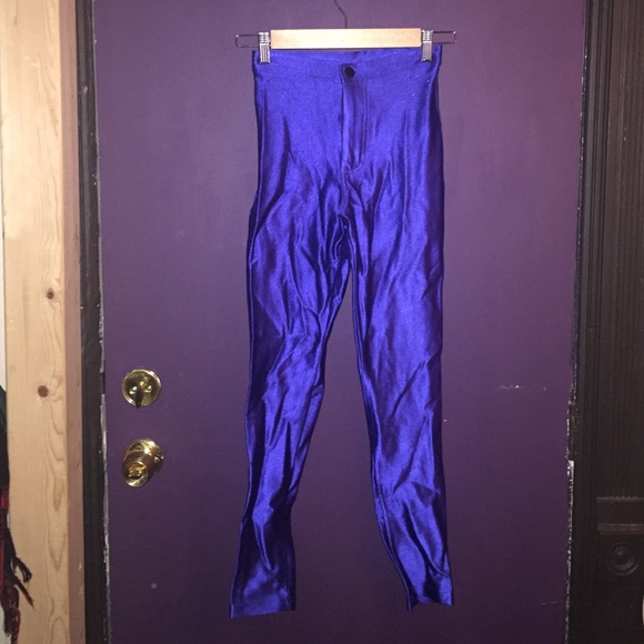 American Apparel High Waisted Buttoned Leggings