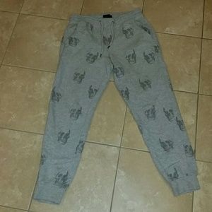 Topshop Skull Joggers