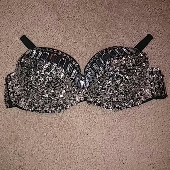 Sequin bra