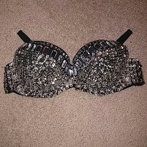 Sequin bra