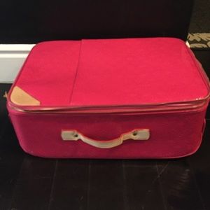 Pink suitcase