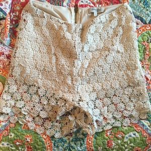 Lace shorts