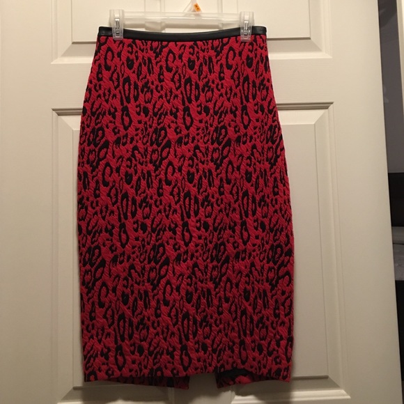 Express Leopard Print Pencil Skirt!!