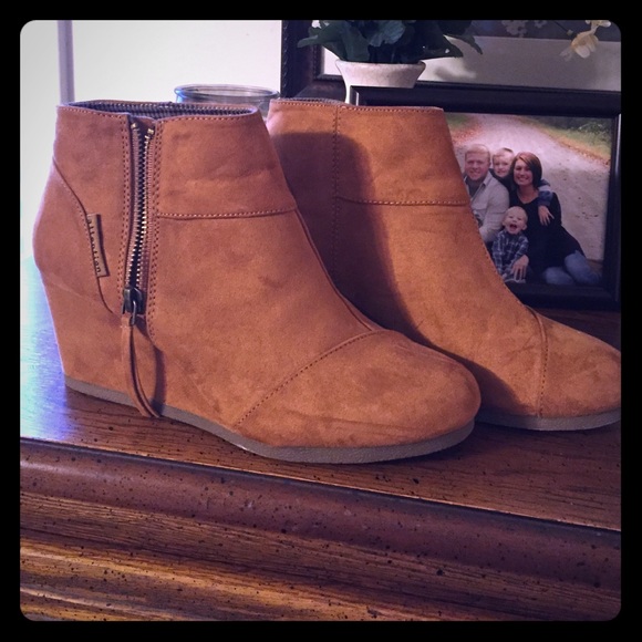 Suede booties
