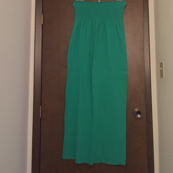 Old navy green maxi dress