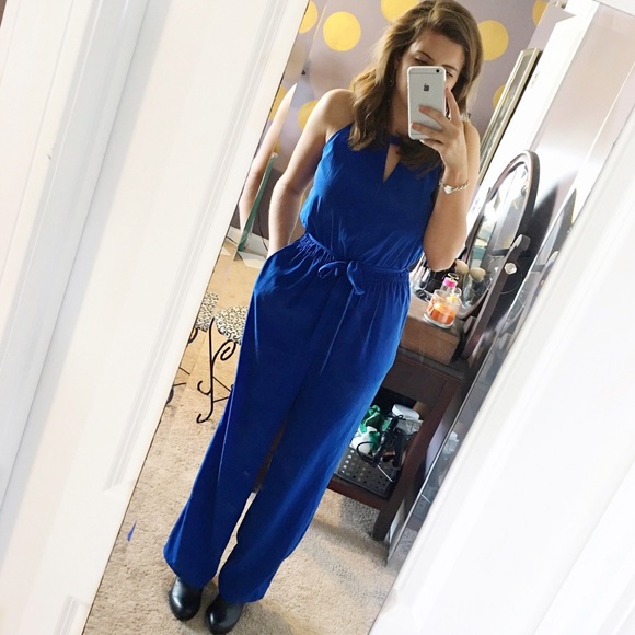 Kenneth Cole Pants - NWT Royal blue Kenneth Cole Jumpsuit