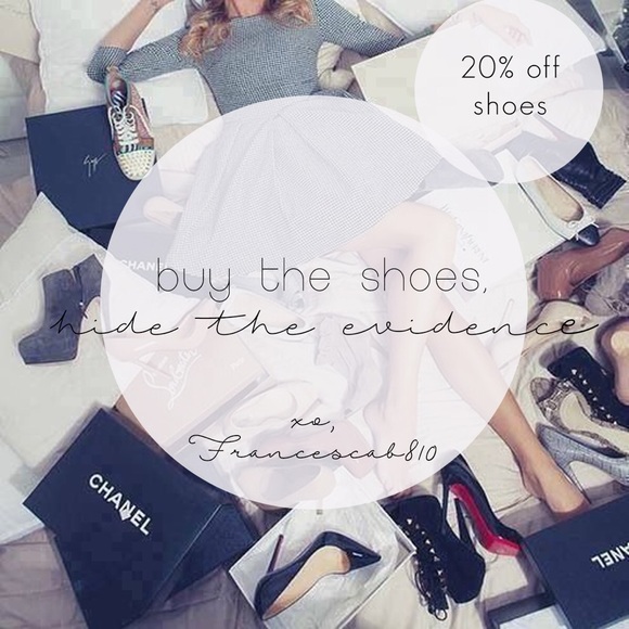 🎉HUGE SALE! 🎉20% OFF ALL MY SHOES!