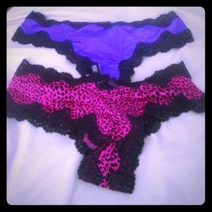 NWT Lot of 2 VS Panties Size S