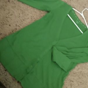 Green Cardigan