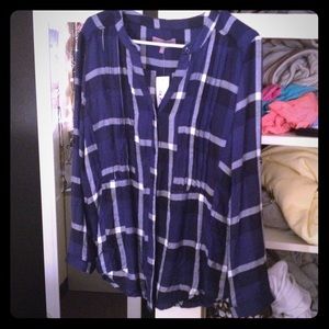 Plaid Francesca's blouse