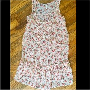 Myth NYC - sheer Floral Peach Dress