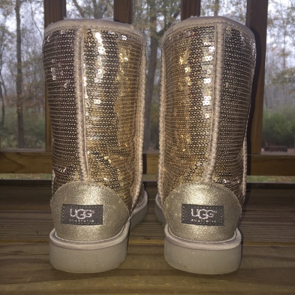 Gold Sparkle Uggs