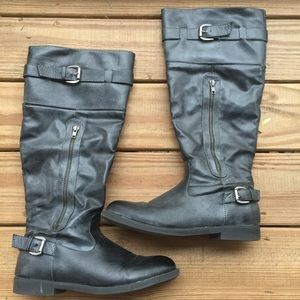 Madden Girl Gray Tall Boots