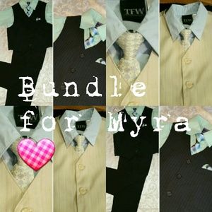 Boys suits bundle & coat
